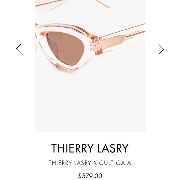Cult Gaia x Thierry Lasry Transparent Pink Sunglasses - Picture 4 of 5